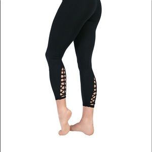 NWT Active Life High Waist Macrame Leggings XL
